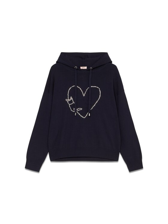 Oltre Oltre Cardigan M083J004809N034 Blu Regular Fit