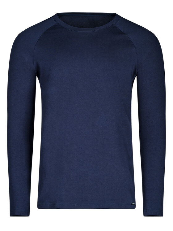 Skiny Skiny S dlhými rukávmi 80509 Tmavomodrá Regular Fit