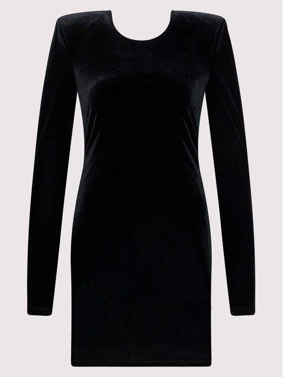 Patrizia Pepe Patrizia Pepe Sukienka koktajlowa 2A2308/A9V2-K103 Czarny Slim Fit
