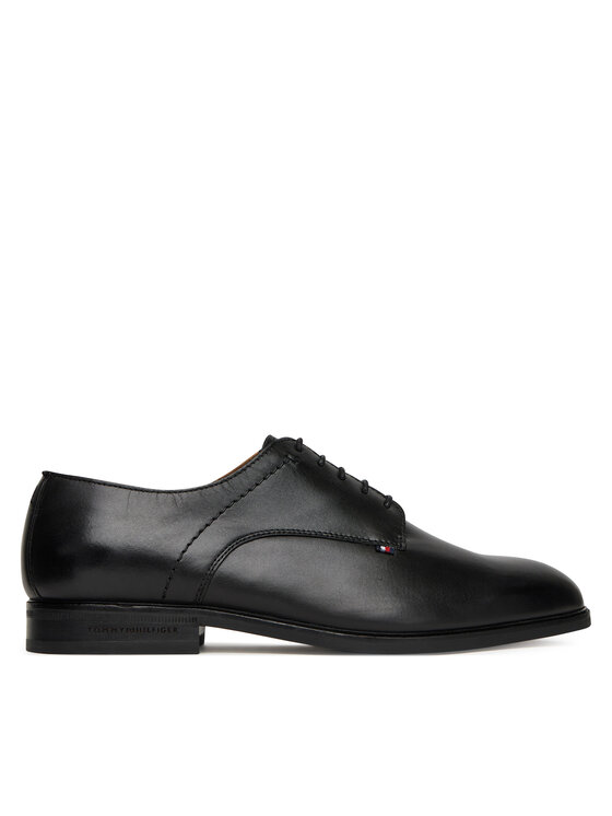 Tommy Hilfiger Tommy Hilfiger Pusbačiai Hilfiger Thunit FM0FM05533 Juoda