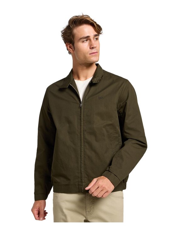 Lee Lee Kurtka przeciwdeszczowa 112363662 Zielony Regular Fit