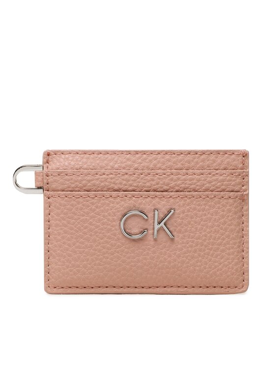 Calvin Klein Etui pentru carduri Re-Lock Cardholder Pbl K60K610671 Roz