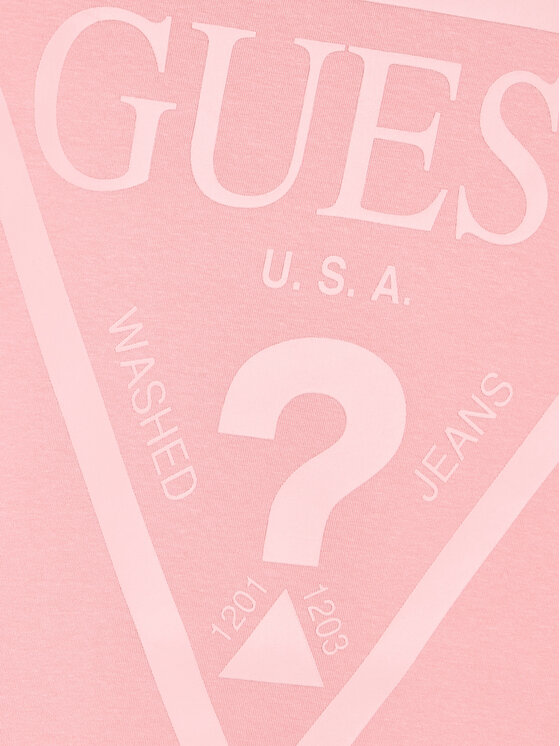 Guess Guess Kötött ruha J2BK35 FL03S Rózsaszín Regular Fit