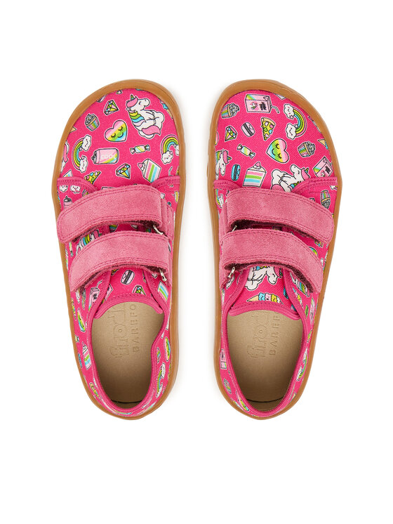 Froddo Froddo Bačkory Barefoot Canvas G1700440-10 D Růžová