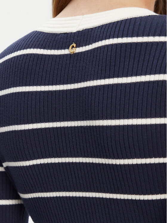 Guess Guess Strickkleid W5YK98 Z2YK2 Dunkelblau Slim Fit