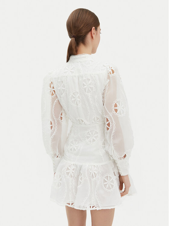 BARDOT BARDOT Kokteilinė suknelė 59586DB3 Balta Regular Fit