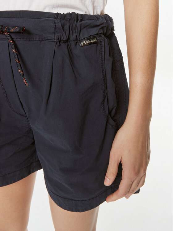 Napapijri Napapijri Šortky z materiálu Aberdeen NP0A4I51 Tmavomodrá Loose Fit