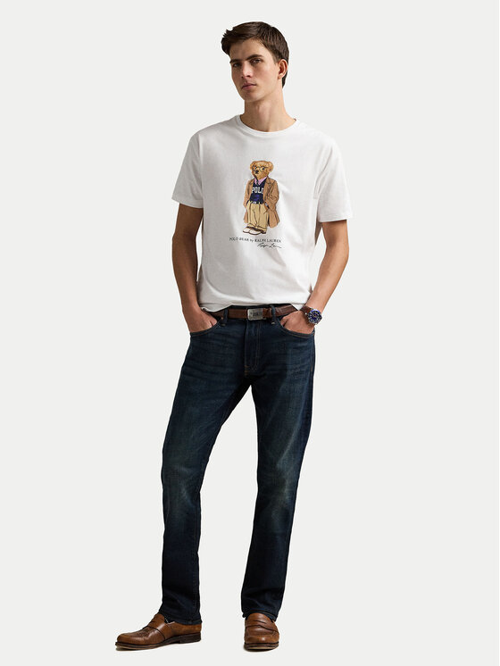 Polo Ralph Lauren Polo Ralph Lauren Tričko 710974584001 Biela Custom Slim Fit