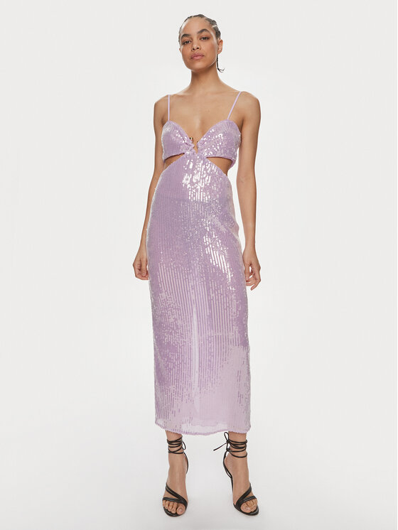 Patrizia Pepe Patrizia Pepe Kokteilinė suknelė 2A2710/A394-M505 Violetinė Regular Fit