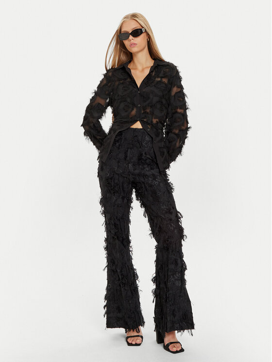 Marella Marella Cămașă Douglas 2423116022 Negru Regular Fit