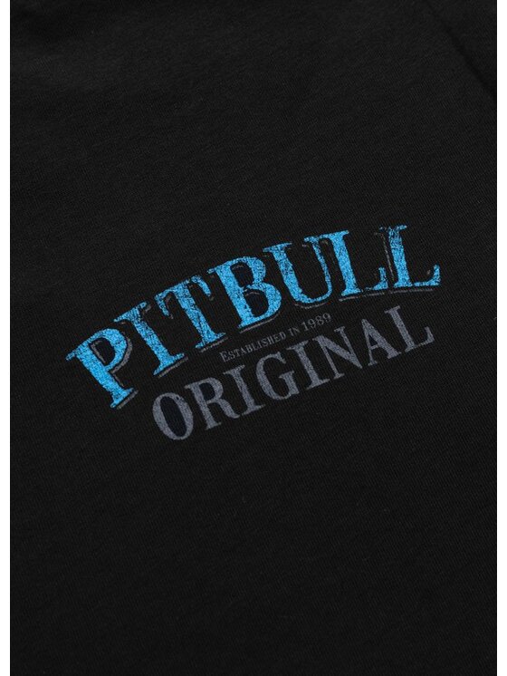 PITBULL PITBULL T-Shirt Koszulka męska MIDNIGHT S Czarny Regular Fit