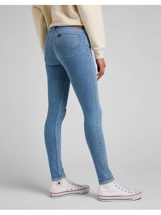 Lee Lee Jeansy SCARLETT Niebieski Skinny Fit