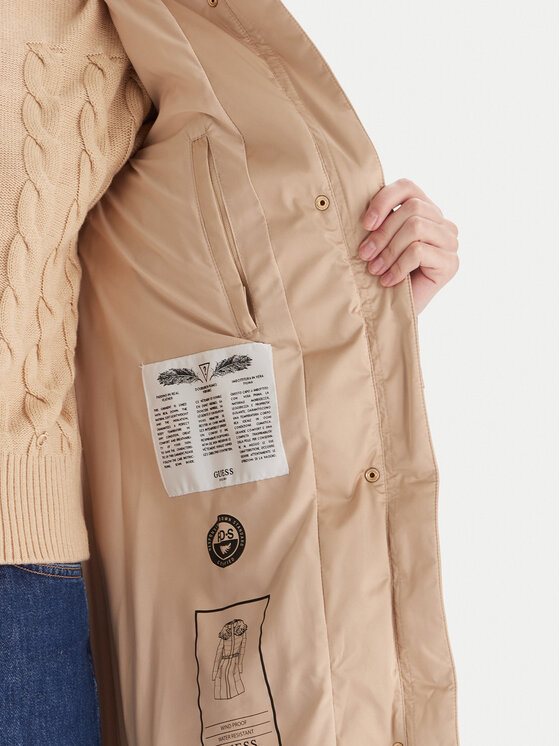 Guess Guess Daunenjacke W5BL30 W2802 Beige Regular Fit