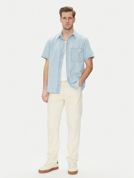 Calvin Klein Jeans Calvin Klein Jeans Jeans srajca J30J327180 Modra Regular Fit