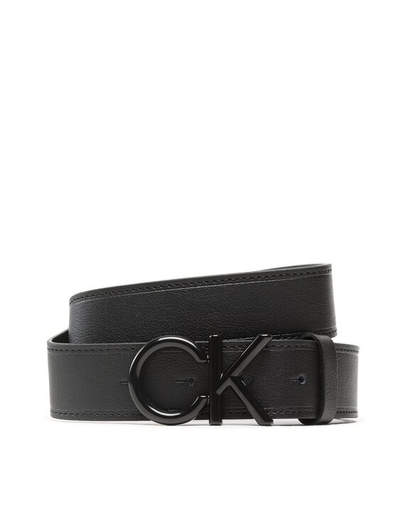 Calvin Klein Moški Pas Adj Ck Metal Bobe Black 35Mm K50K510623 Črna