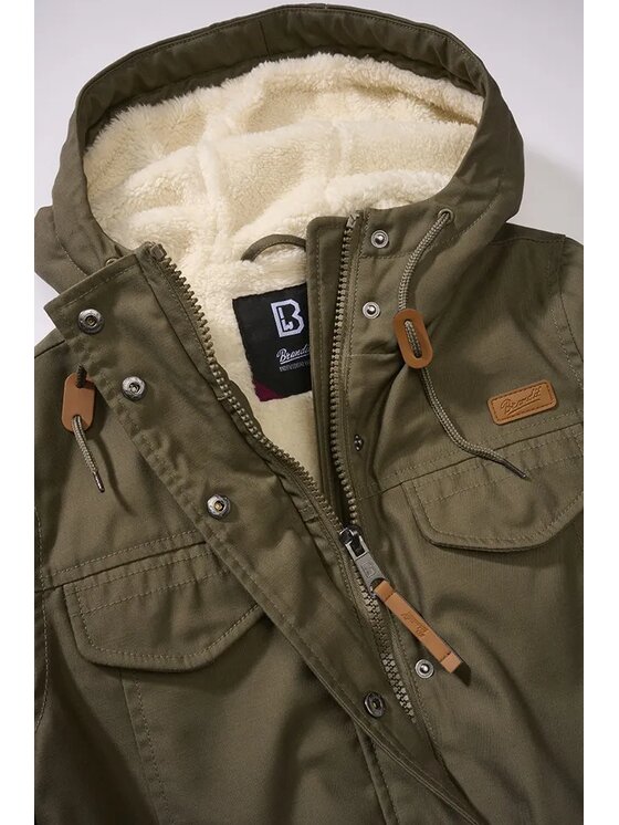 Brandit Brandit Parka 9476 Zielony Parka Fit