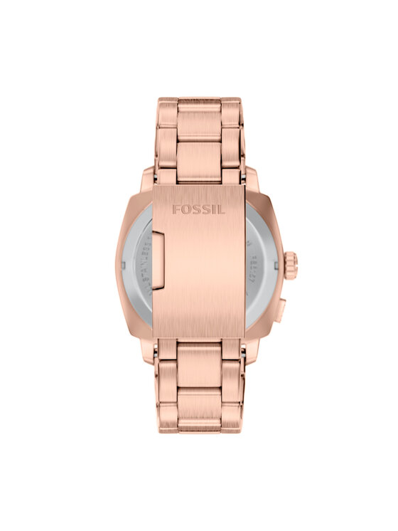 Fossil Fossil Ρολόι Machine Big Tic FS6158 Ροζ χρυσό