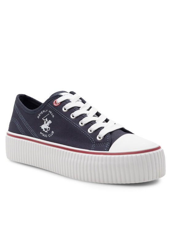 Beverly Hills Polo Club Beverly Hills Polo Club Sneakers aus Stoff BHPC027M Dunkelblau