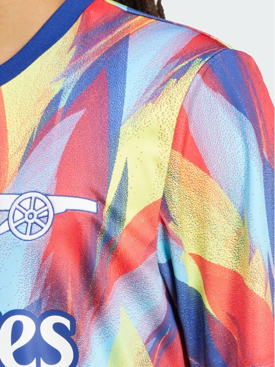 adidas adidas Koszulka techniczna Arsenal 25/26 Pre-Match Jersey Błękitny Slim Fit
