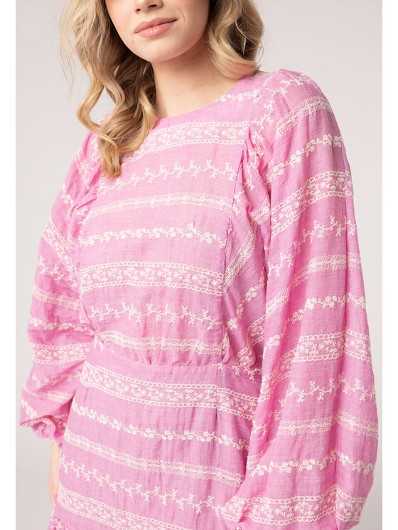 LAURELLA LAURELLA Letní šaty Laurella 4UL068640 Korálová Regular Fit