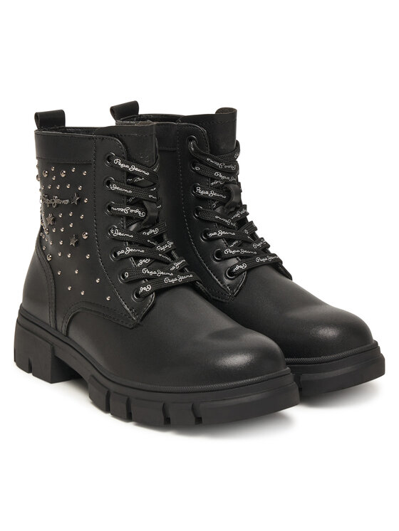 Pepe Jeans Pepe Jeans Turistická obuv Lilli Life G PGS500008 Černá