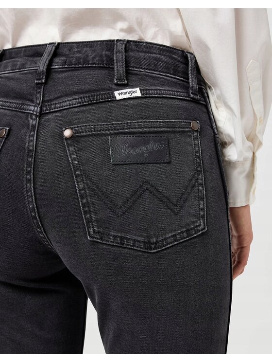 Wrangler Wrangler Jeans Sienna 635 Nero Skinny Fit