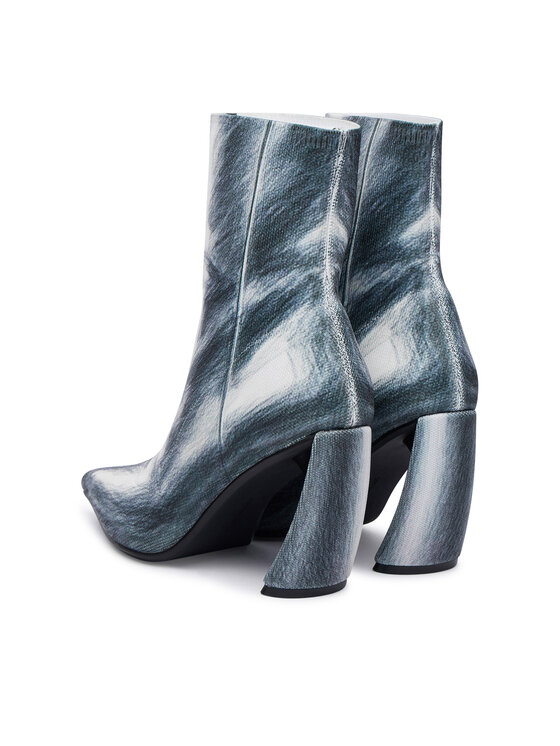 United Nude United Nude Botki Zuma Canvas HI 110611006202 Srebrny