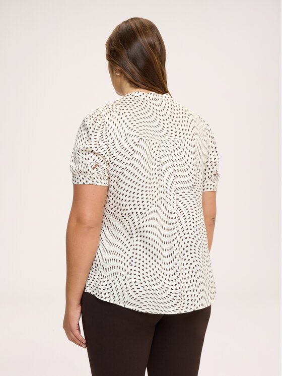 Fiorella Rubino Fiorella Rubino Bluzka 2145T002532N0S1 Brązowy Regular Fit