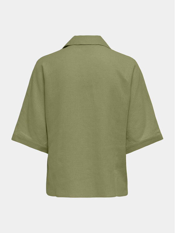 ONLY ONLY Marškiniai Tokyo 15314215 Chaki Regular Fit