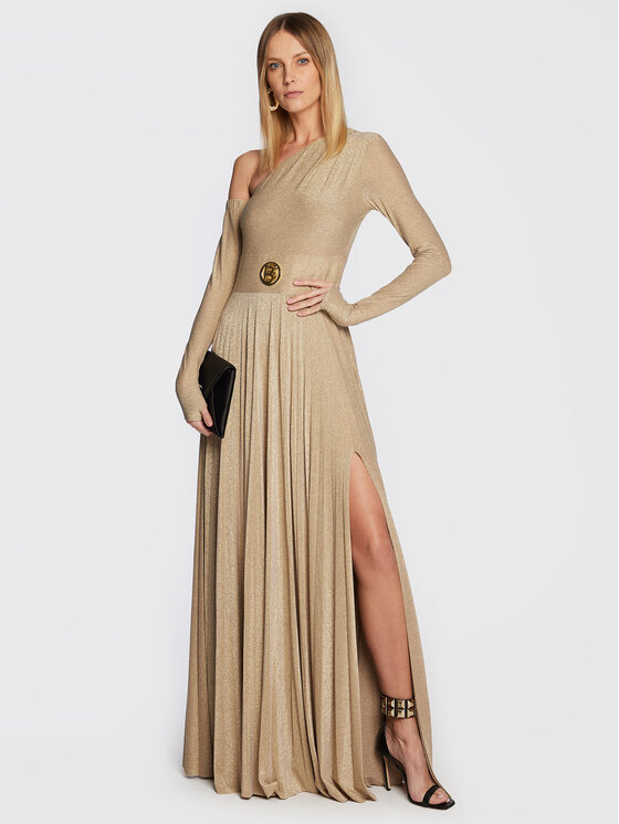 Babylon Abito da sera R E00794 Oro Regular Fit
