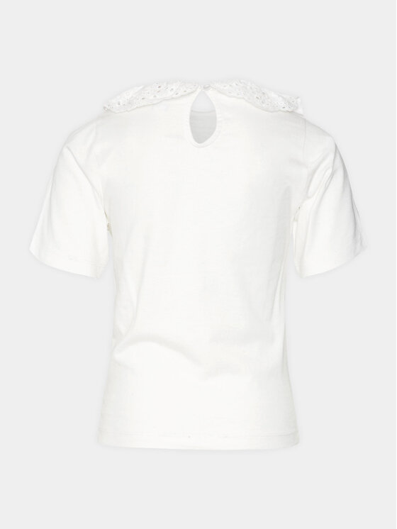 Vero Moda Girl Vero Moda Girl Bluzka Panna 10302398 Biały Regular Fit