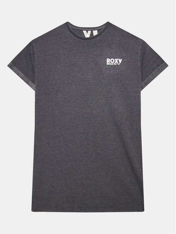 Roxy Každodenné šaty You Rock My World ERGKD03223 Sivá Oversize
