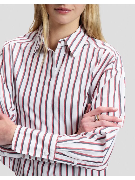 Lee Lee Koszula CUFFED SHIRT Kolorowy Regular Fit