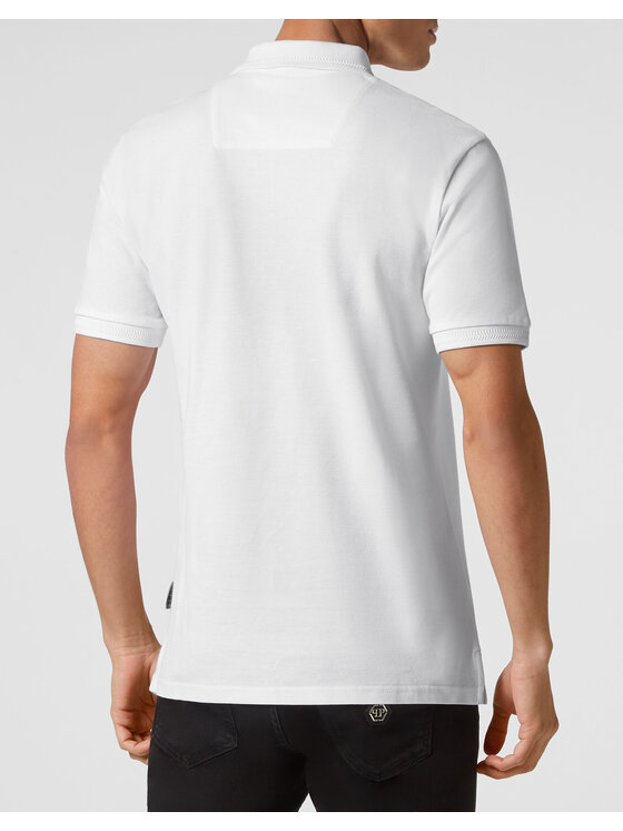 PHILIPP PLEIN PHILIPP PLEIN Polokošile 1173 Bílá Slim Fit