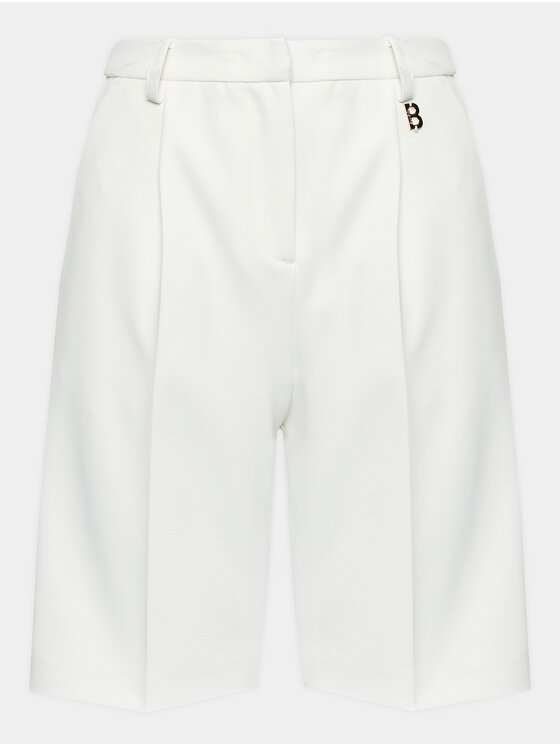 Blugirl Blumarine Kratke hlače iz tkanine RA3193-T3191 Bela Regular Fit
