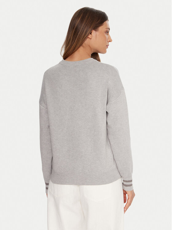 Guess Guess Пуловер W5BR42 Z26I2 Сив Relaxed Fit