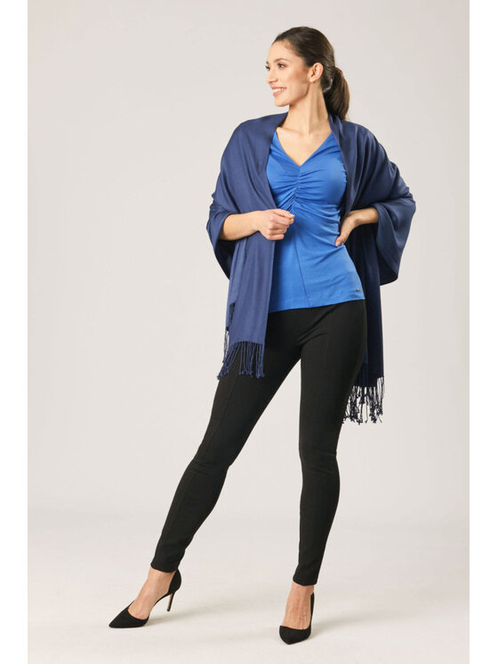 QUIOSQUE QUIOSQUE Halenka 13-TD-102 Modrá Regular Fit