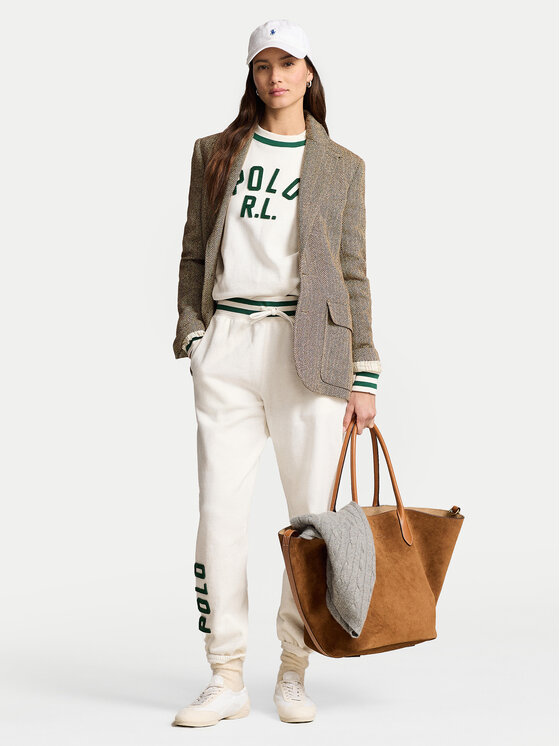 Polo Ralph Lauren Polo Ralph Lauren Jopa 211941211001 Écru Relaxed Fit