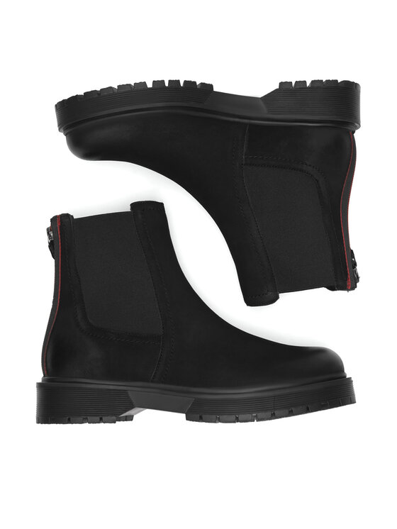 Lasocki Lasocki Kotníková obuv s elastickým prvkem WI23-STYX-06 Černá