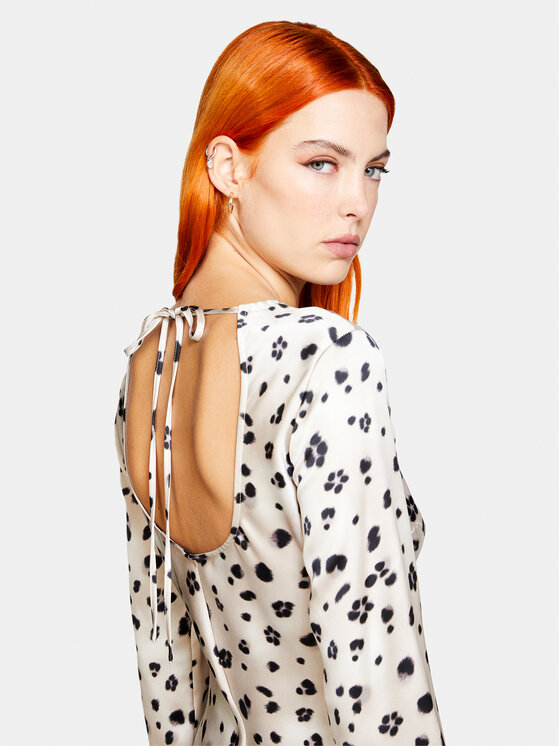 Sisley Sisley Kasdieninė suknelė 4V2XLV04R Smėlio Regular Fit