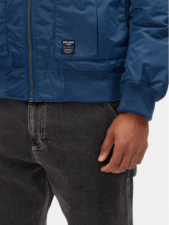 Pepe Jeans Pepe Jeans Μπόμπερ μπουφάν Melvin PM403060 Μπλε Regular Fit