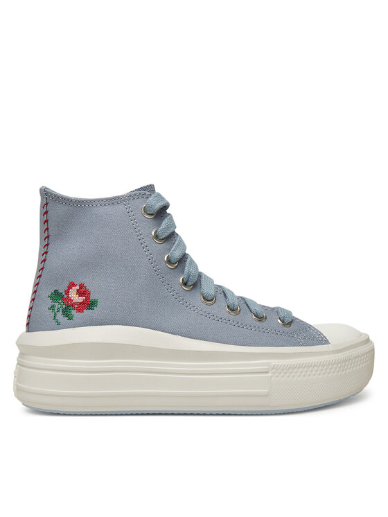 Converse Converse Plátěnky Chuck Taylor All Star Move Platform Rose A12571C Šedá