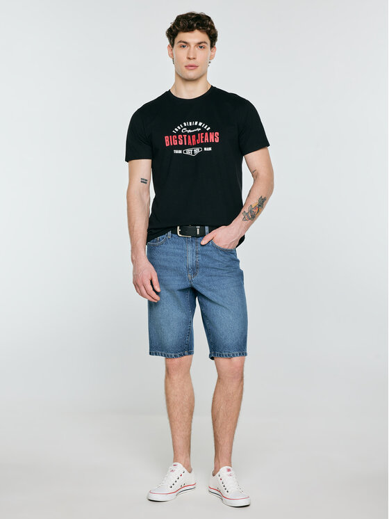 BIG STAR BIG STAR T-Shirt SERS Czarny Basic Fit