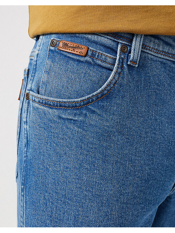 Wrangler Wrangler Jeansy TEXAS SLIM Niebieski Slim Fit