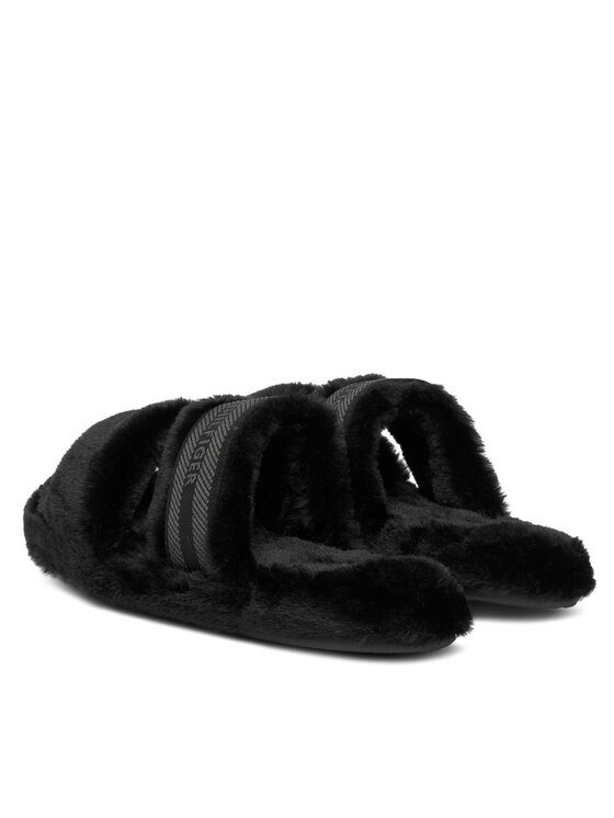 Tommy Hilfiger Tommy Hilfiger Copati Hilfiger Fur Slipper FW0FW08854 Črna