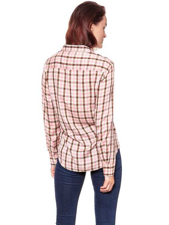 Wrangler Wrangler Koszula 1 PKT SHIRT Różowy Regular Fit