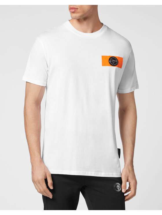 Plein Sport Plein Sport T-Shirt 8217 Biały Regular Fit
