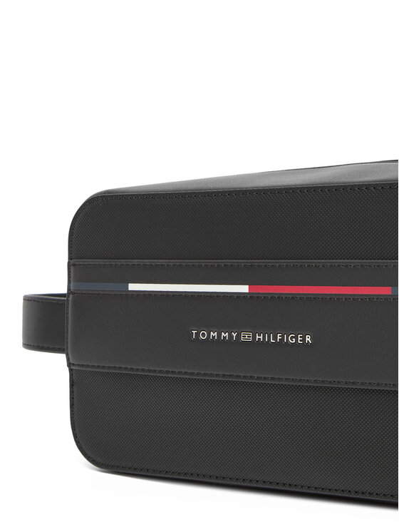 Tommy Hilfiger Tommy Hilfiger Pochette per cosmetici Th Foundation Washbag AM0AM13235 Nero