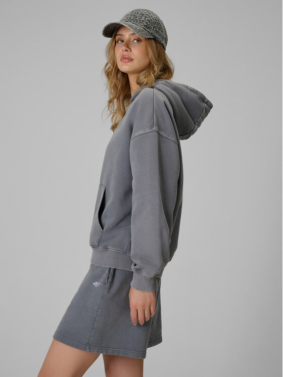4F 4F Bluza FOB SUMMER Szary jasny Oversize