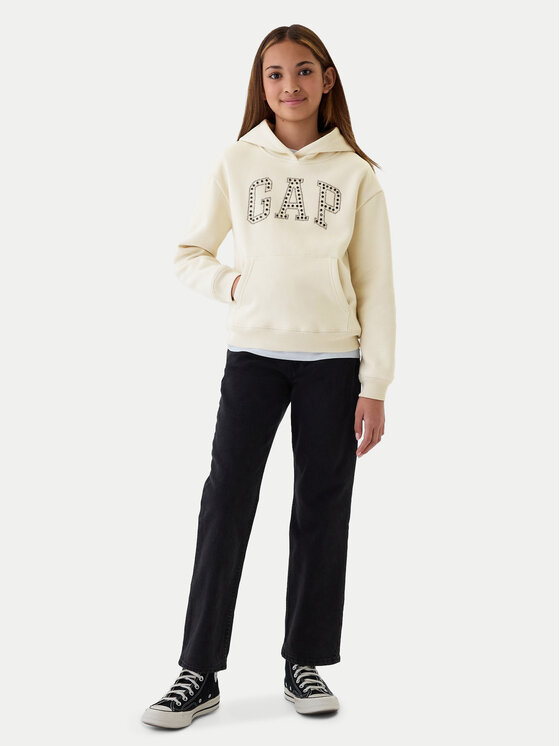 Gap Gap Majica dugih rukava 486520-05 Bež Regular Fit